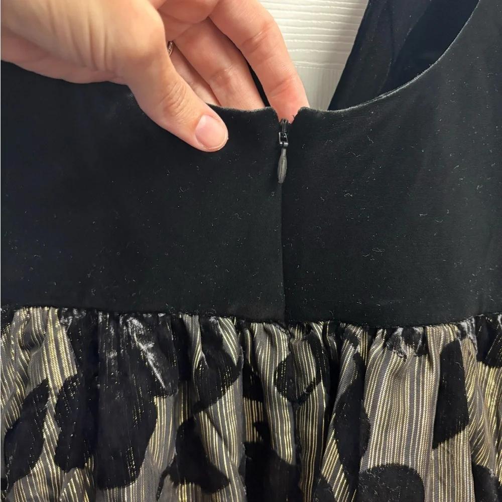 Ashley Park X RTR Encore Velvet Mini Dress Size 10 - Picture 4 of 6